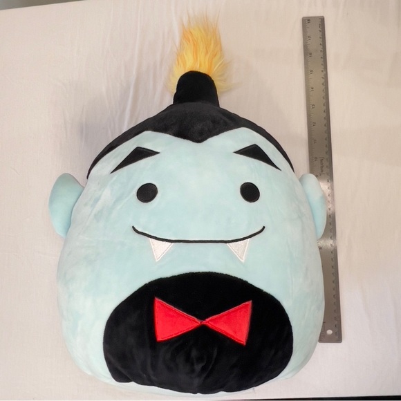 Squishmallow Drake Dracula Big Hair Halloween Vampire Plush Stuffed 19" Large - Picture 7 of 9